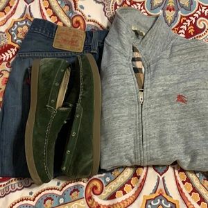 Straight Leg Button Fly Levi